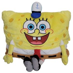 Nickelodeon SpongeBob SquarePants Pillow Pets Plush 15"x17" Viacom Int 2011